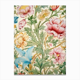 Floral Wallpaper 42 Canvas Print