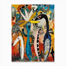 Birds Of Paradise Canvas Print