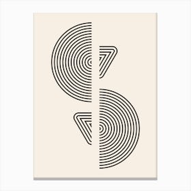 Dollar Sign Vector Illustration Canvas Print