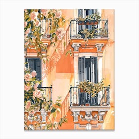 Granada Europe Travel Architecture 4 Canvas Print