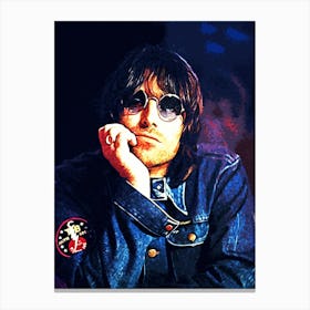 liam gallagher oasis britpop music band 2 Canvas Print