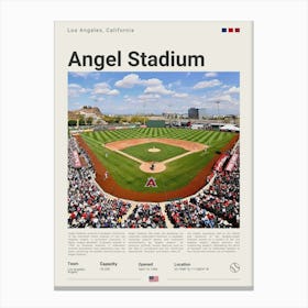 Baseball - Los Angeles Angels - Angel Stadium Canvas Print