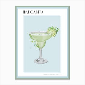 Margaritasplatter Canvas Print