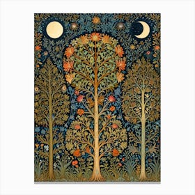 William Morris Tree Of Life 30 Canvas Print