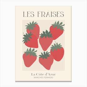 Les Fraises Canvas Print