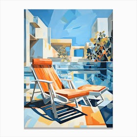 Summer Pool Delight 3 Canvas Print