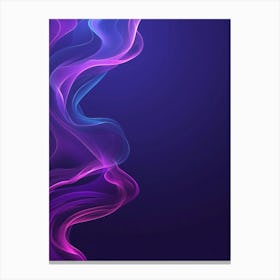 Abstract Smoke Background Canvas Print