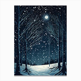 Winter Forest Canvas Print
