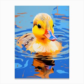 Ducklings Colour Pop 2 Canvas Print