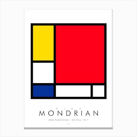 Mondrian Basic Canvas Print