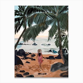 Hawaiian beach Canvas Print