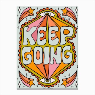 Keep Going Canvas Print