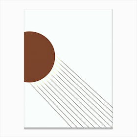 Thimphu Simplicity Minimalist Bauhaus Canvas Print