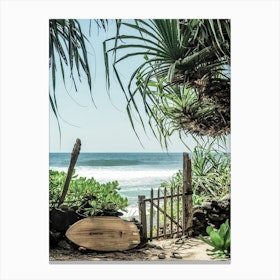 Secret Beach Canvas Print