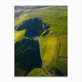 Aerial View Of The Dales 10 Canvas Print