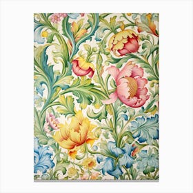 Floral Wallpaper 342 Canvas Print