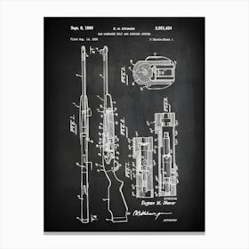 Bolt Carrier Rifle Gun Patent Print Rifle Patent Gas Rifle Print Gun Patent Art Print 1960 Stoner Gas Operated Rifle Carrier G4241 Canvas Print