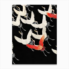 Cranes In Flight 1 Canvas Print