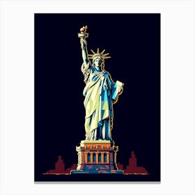 Statue Of Liberty New York Canvas Print