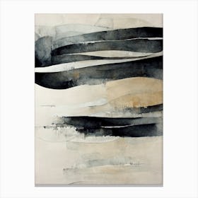Abstract Art With Strokes Canvas Print