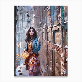 Street love Canvas Print