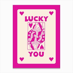 Lucky You 3 Canvas Print