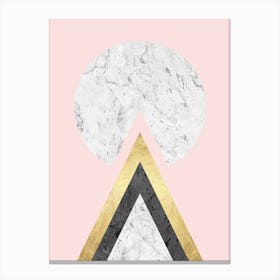 Geometric textures composition 4 Canvas Print