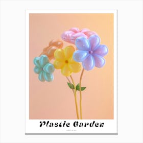 Dreamy Inflatable Flowers Poster Forget Me Not 3 Canvas Print