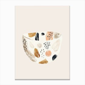 Abstract Bowl Canvas Print