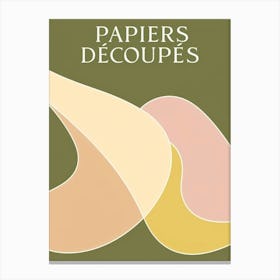 Papers Decouques 1 Canvas Print