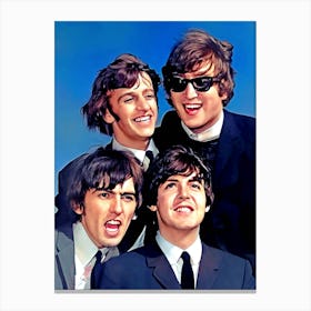 the Beatles 4 Canvas Print