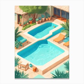 Swimming Pool Canvas Print