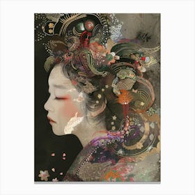 Geisha 3 Canvas Print