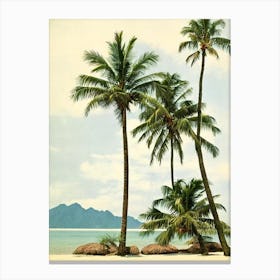 Langkawi Beach Langkawi Island Malaysia Vintage Canvas Print