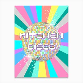 Kitchen Disco Canvas Print