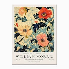 floral william morris art Canvas Print