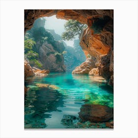 Cave Of Water Canvas Print