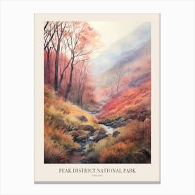 Peak District National Park Uk Trail Poster Canvas Print