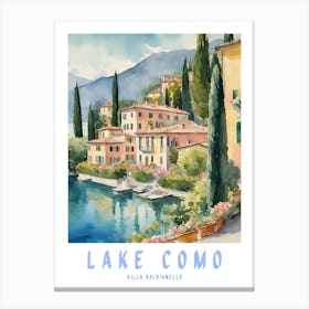 Lake Como Italian Art Print Canvas Print