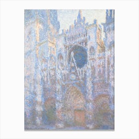 The Portal Of Rouen Cathedral In Morning Light (1894), Claude Monet Canvas Print