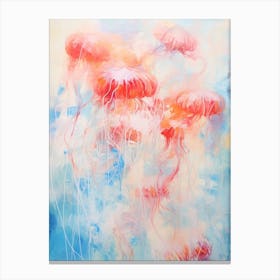 Jellyfish Abstract Expressionism 2 Canvas Print