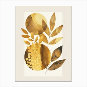 Golden Leaves 37 Canvas Print