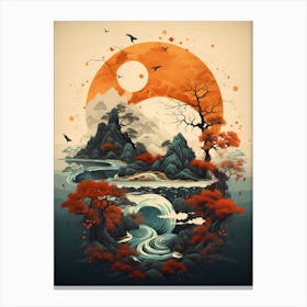 Asian Landscape 8 Canvas Print