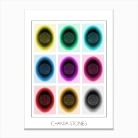 Chakra Stones 2 1 Canvas Print
