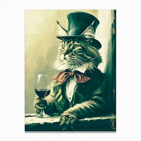 Mr Maine Coon Cat Canvas Print