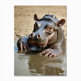 Hippo 1 Canvas Print