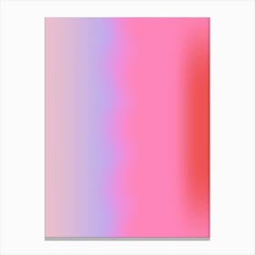 Pink Glow Gradient Aura Canvas Print