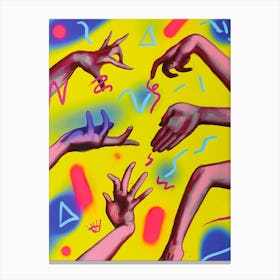 Dancing Hands Canvas Print