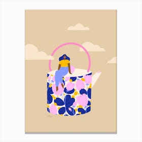 Teapot Girl Canvas Print
