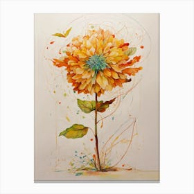 Flower Art Canvas Print